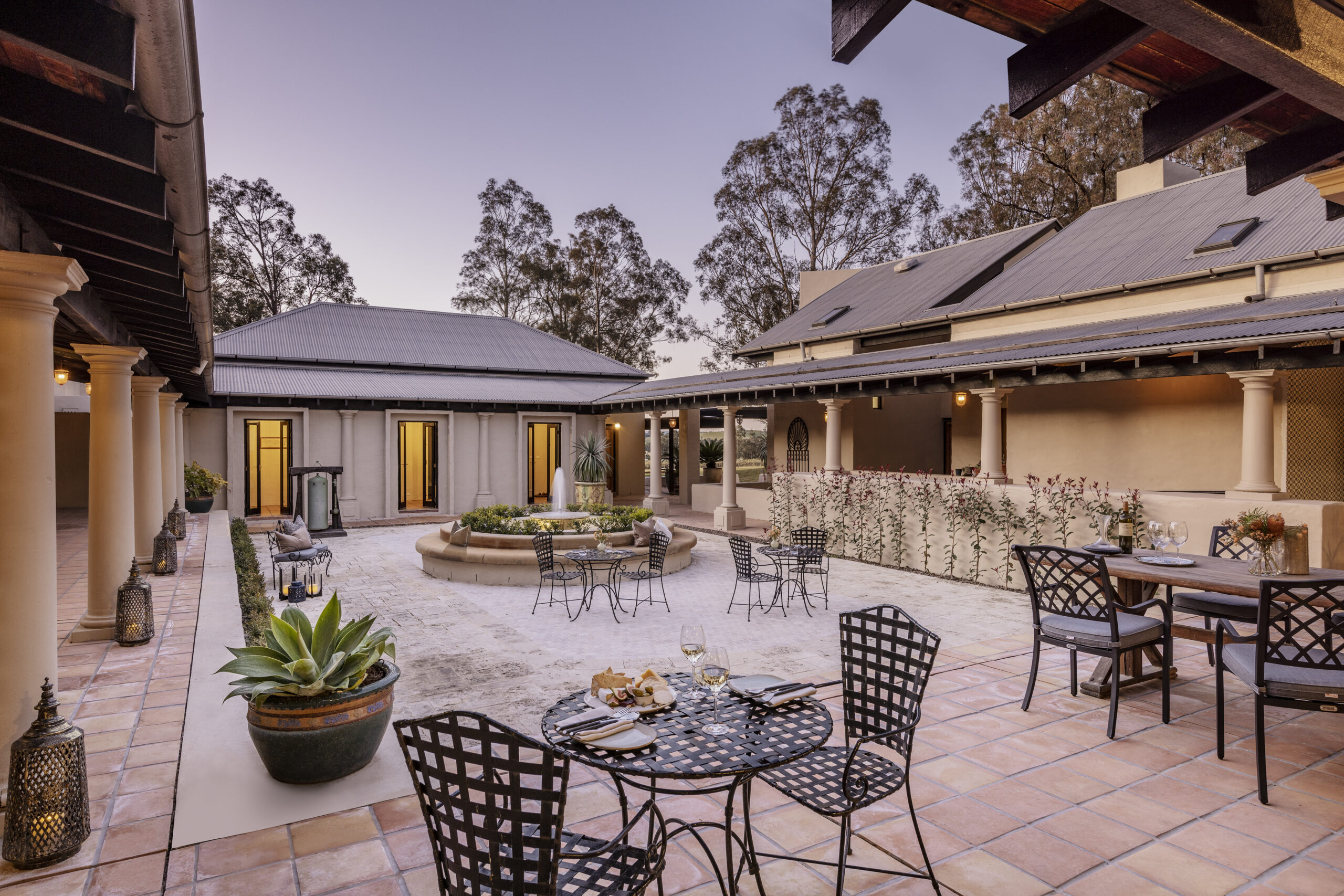 Tower Lodge courtyard
